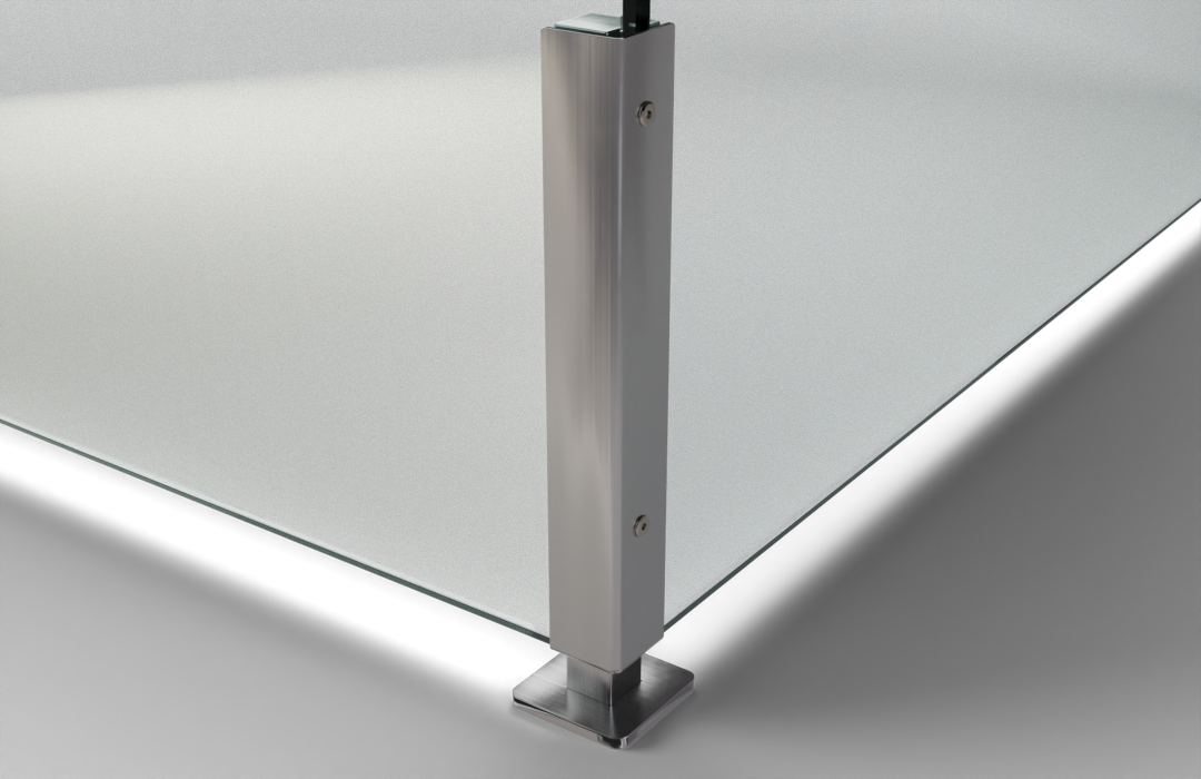 Poste Esquina Exterior 492 - INOX 316