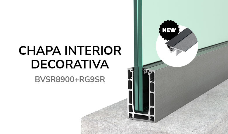 BV8900S MONTAJE LATERAL 5 metros (productos relacionados no incluidos)