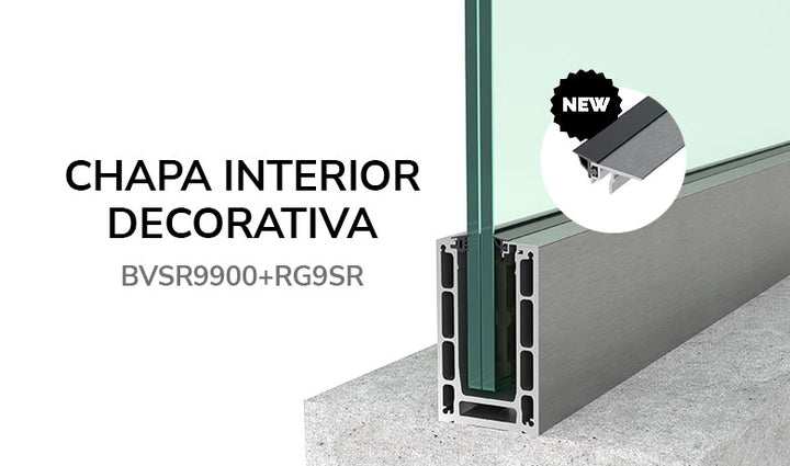 BV9900Y MONTAJE LATERAL 5 metros (productos relacionados no incluidos)