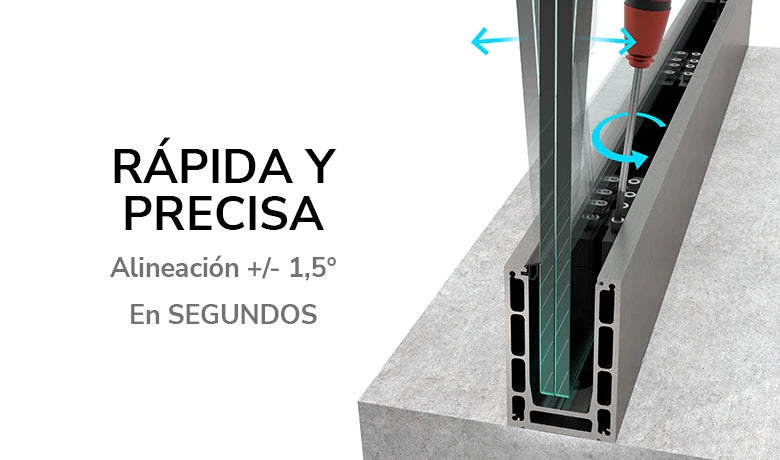 BV9900S MONTAJE LATERAL 5 metros (productos relacionados no incluidos)