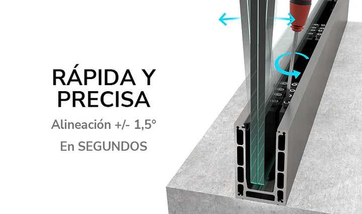 BV9900S MONTAJE LATERAL 5 metros (productos relacionados no incluidos)