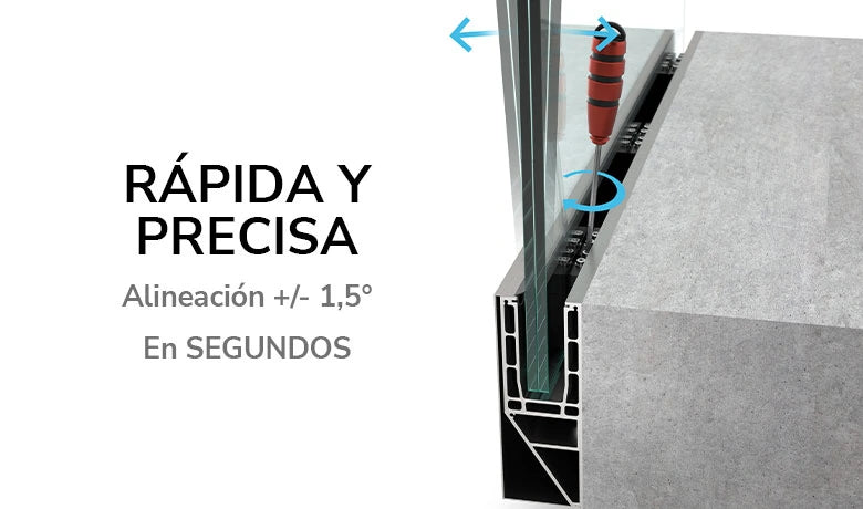 BV9900Y MONTAJE LATERAL 5 metros (productos relacionados no incluidos)