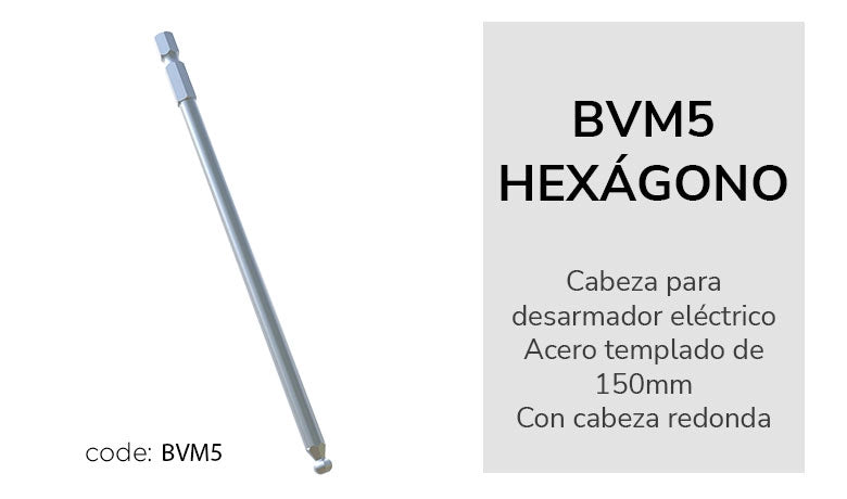 BV9900 MONTAJE SUPERIOR 5 metros (productos relacionados no incluidos)