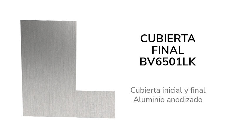 BV6500L MONTAJE SUPERIOR 5 metros (productos relacionados no incluidos)