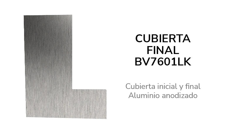 BV7600L MONTAJE SUPERIOR 5 metros (productos relacionados no incluidos)