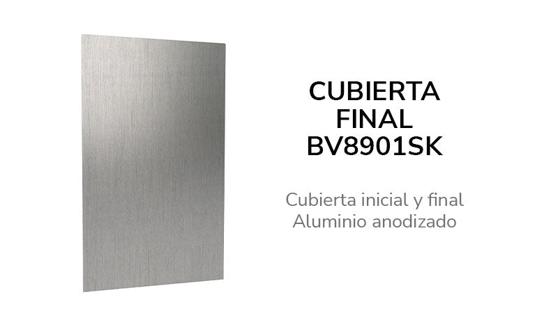 BV8900 MONTAJE SUPERIOR  5 metros (productos relacionados no incluidos)