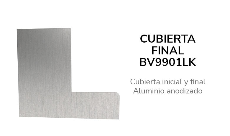 BV9900L MONTAJE SUPERIOR 5 metros (productos relacionados no incluidos)