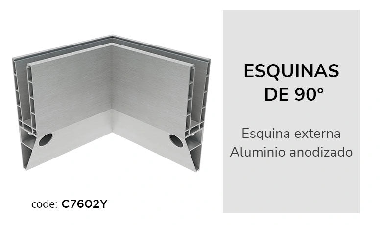 BV7600Y MONTAJE LATERAL 5 metros (productos relacionados no incluidos)