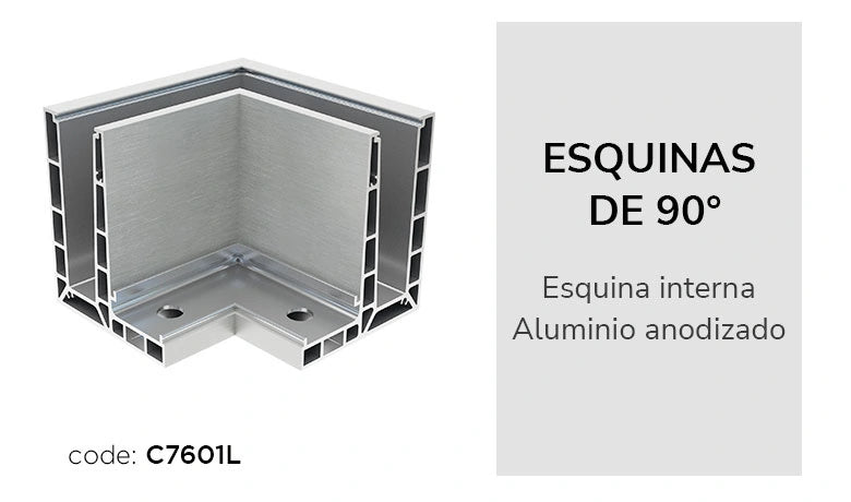 BV7600L MONTAJE SUPERIOR 5 metros (productos relacionados no incluidos)