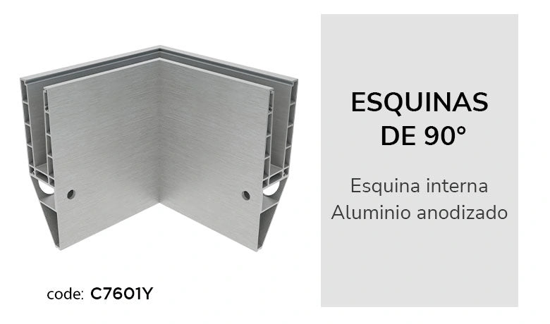 BV7600Y MONTAJE LATERAL 5 metros (productos relacionados no incluidos)