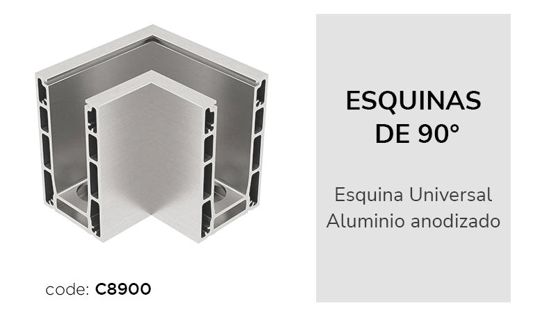 BV8900 MONTAJE SUPERIOR  5 metros (productos relacionados no incluidos)