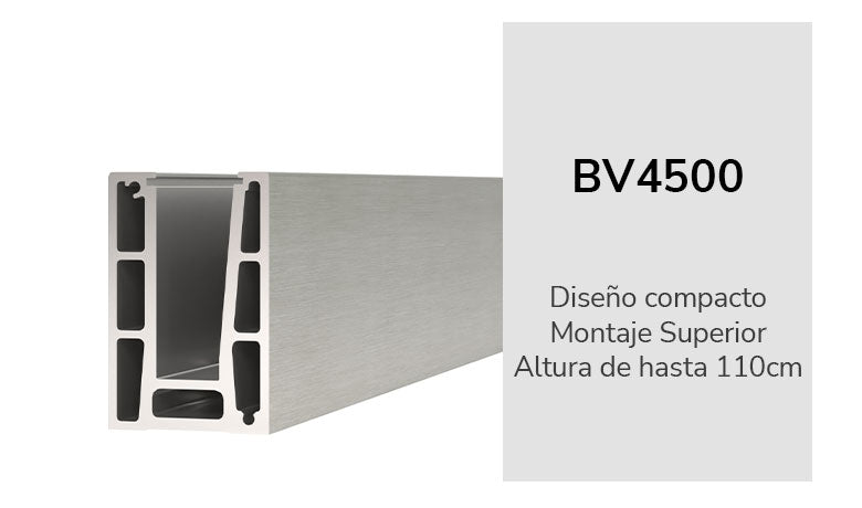 BV4500 MONTAJE SUPERIOR 5 metros (productos relacionados no incluidos)