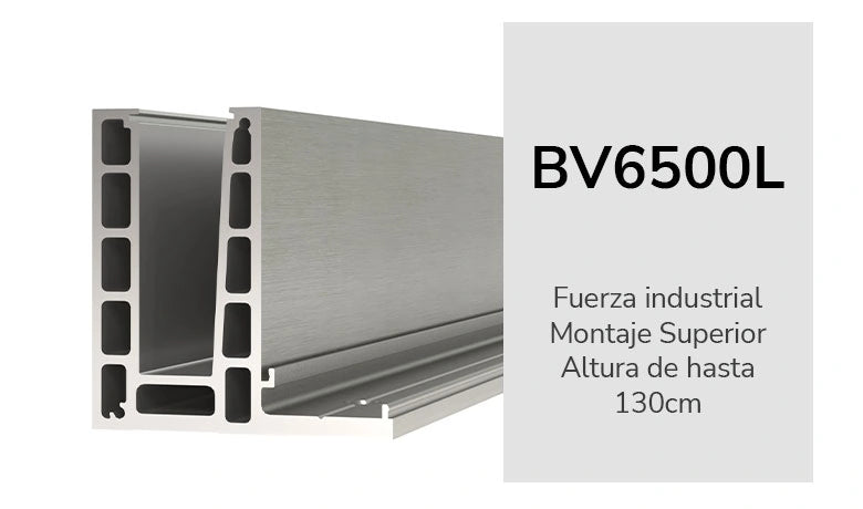 BV6500L MONTAJE SUPERIOR 5 metros (productos relacionados no incluidos)