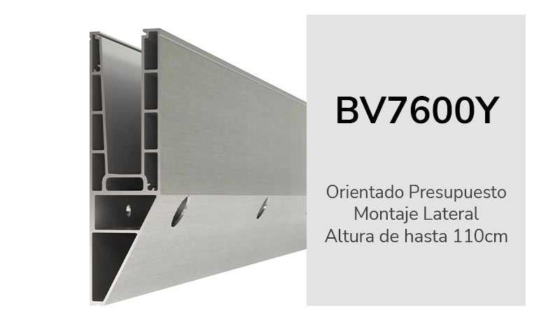 BV7600Y MONTAJE LATERAL 5 metros (productos relacionados no incluidos)