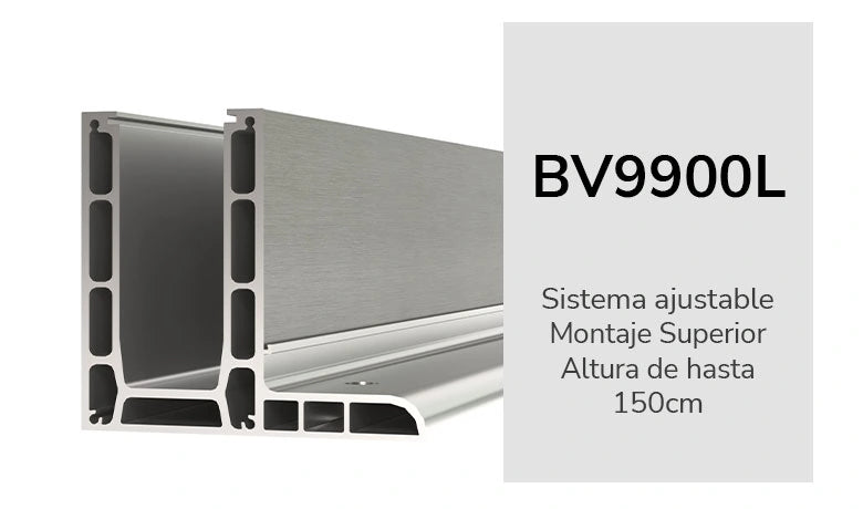 BV9900L MONTAJE SUPERIOR 5 metros (productos relacionados no incluidos)